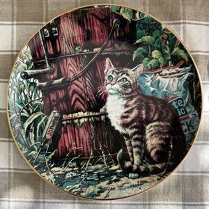 Vintage Decorative Collector’s Plate “Sunday Afternoon Treat” by Lowell Davis